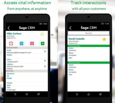 Sage CRM para Android