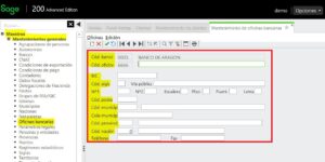Datos bancarios maestros Sage 200
