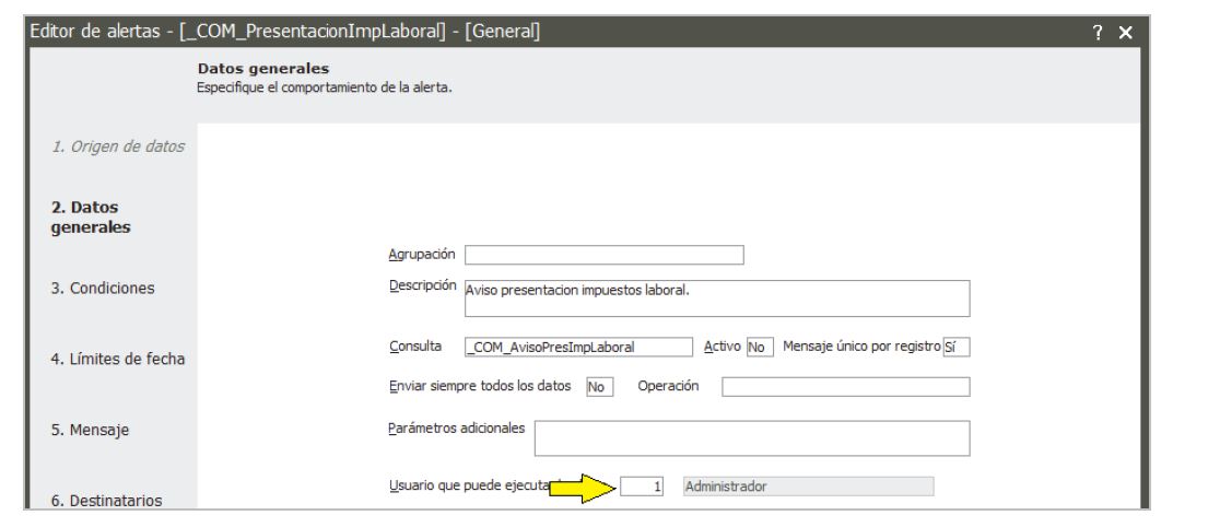 Plugin #6 Avisos Impuestos Laboral