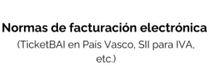 Normas de facturación electrónica